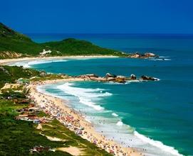 Imagem de um dia bonito e ensolarado em Florianópolis